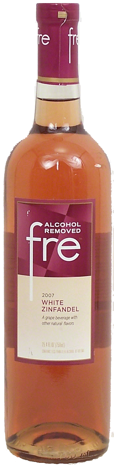 Sutter Home Fre white zinfandel grape beverage, alcohol removed Full-Size Picture